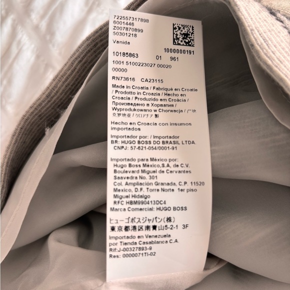 Hugo Boss Gray and Black Striped Pencil Skirt - Picture 5 of 10